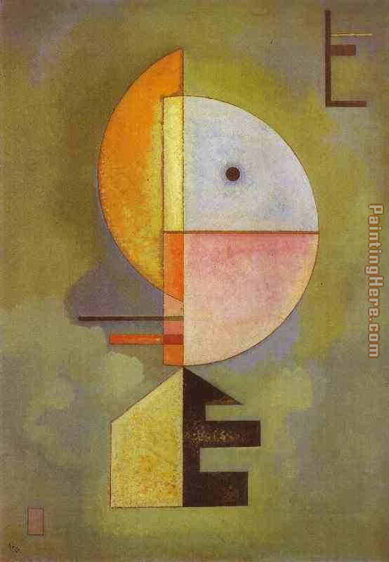 Upward painting - Wassily Kandinsky Upward art painting